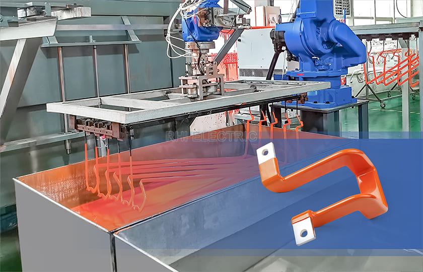 人禾電子——銅排浸塑絕緣工藝